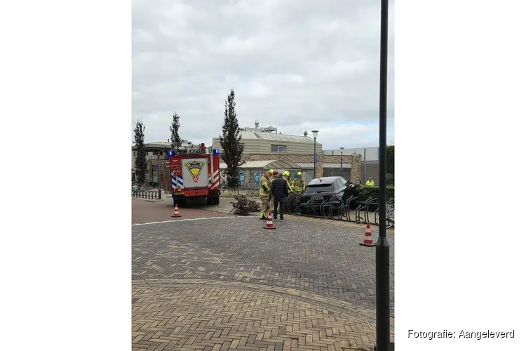 Eenzijdig ongeluk op parkeerplaats Geesterduin in Castricum