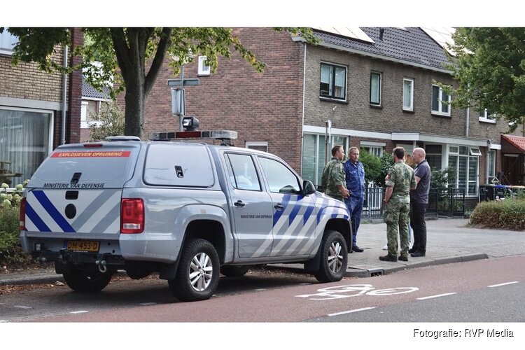 Verdacht voorwerp aangetroffen op straat in Heemskerk: EODD ingeschakeld