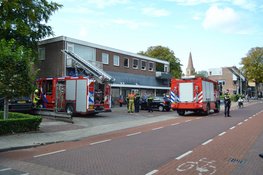 Brand in magazijn van supermarkt in Heemskerk