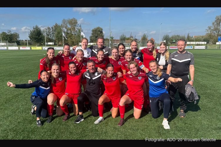 ADO ’20 VR1 zet zegereeks voort met ruime zege op Zaandijk