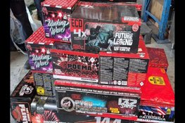 196 kilo vuurwerk aangetroffen bij integrale controle