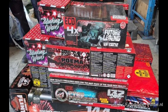 196 kilo vuurwerk aangetroffen bij integrale controle