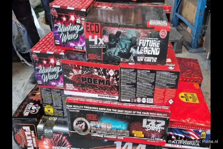 196 kilo vuurwerk aangetroffen bij integrale controle